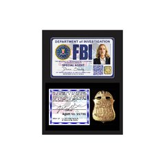 Credencial Doble Dana Scully (Temporada Nueva) - XFiles - Expedientes X