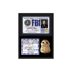 Credencial Doble Fox Mulder (Temporada Nueva) - XFiles - Expedientes X