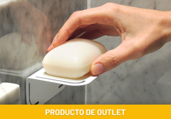 OUTLET - Jabonera NERA - Acero inoxidable