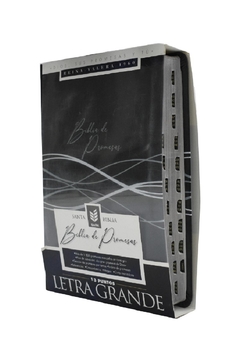 Biblia De Promesas-rvr60-letra Grande-negro-