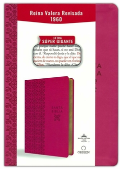 Biblia Fucsia Letra Super Gigante reina valera 1960