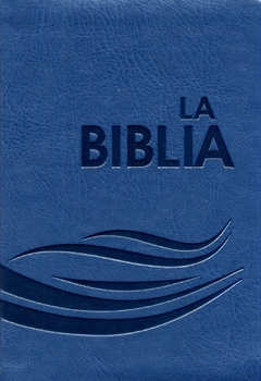 Biblia flexible azul petroleo con cierre - comprar online