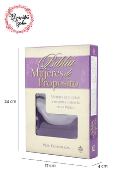 Biblia Mujeres De Propósito - Piel Morado - comprar online