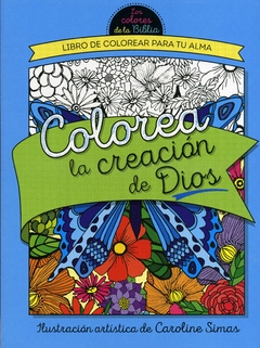 Colorea La Creación de Dios-Libro de Colorear para Adultos - comprar online