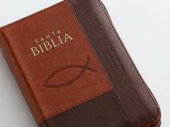 Biblia / Cierre Indice / Marron Pez, Reina Valera 1960, letra grande