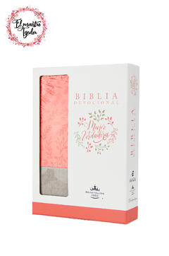 Biblia devocional Mujer Verdadera RVR Dúo tono Coral