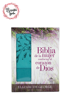 Biblia De La Mujer Conforme Al Corazón De Dios- Dúo Tono Agua Marina - comprar online