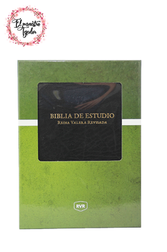 Biblia De Estudio Reina Valera Revisada - Negro - comprar online