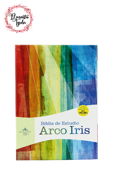 Biblia De Estudio Arco Iris Piel Fabricada Negra en internet