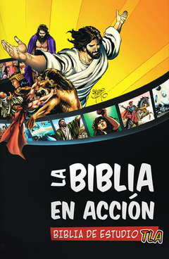 Biblia En Acción TLA Ilustrada a Todo Color Canto Blanco [Biblia de Estudio] - comprar online