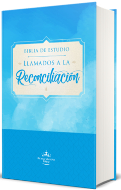 Biblia Llamados a la Reconciliación Azul Canto Blanco tapa dura