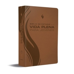 Biblia De Estudio De La Vida Plena Para Jovenes Imitacion Piel Marron