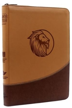 Biblia RVR Beige Café Cierre Letra Gigante - comprar online