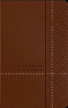 Biblia RVR60Promesas Manual Imitacion Indice Cafe