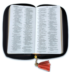 Biblia Chequera Coral Gris Cierre - comprar online