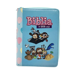 Biblia Mi Gran Viaje RVR60 Turquesa Cierre Biblia para Niños