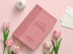 Biblia Rosa Letra Super Gigante Canto Dora Indice Efeso