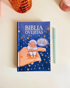 Biblia Ovejitas NVI Tapa Dura azul de estrellas en internet