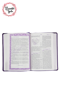 Biblia Mujeres De Propósito - Piel Morado