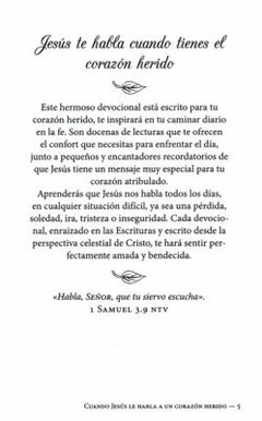 Cuando Jesús Le Habla A Un Corazón Herido - Libro - comprar online