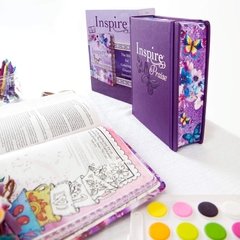 Biblia Inspire inglés purpura en internet