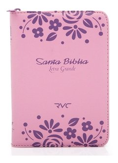 Santa Biblia Rosada Percalina Cierre Concordancia. - comprar online