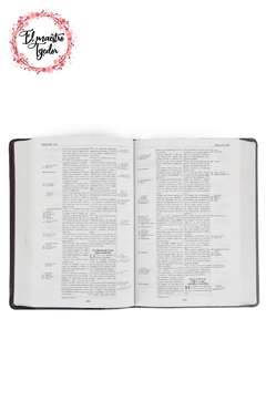 Biblia Thompson Referencias Piel Gris - tienda online