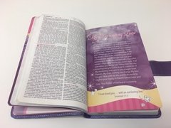 Biblia Purpura Tapa Dura Nlt Ingles - tienda online