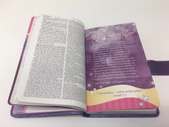 Biblia Purpura Tapa Dura Nlt Ingles - tienda online
