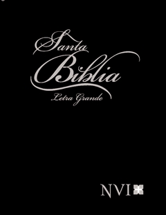 Biblia NVI Letra Grande Tapa Dura Negra - comprar online