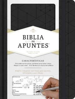 Biblia De Apuntes Negra Reina Valera 1960