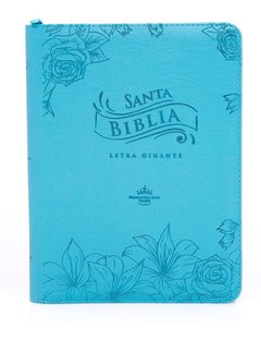 Biblia Letra Gigante Azul. en internet