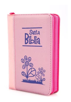 Santa Biblia Bicolor Lila-salmón. - tienda online