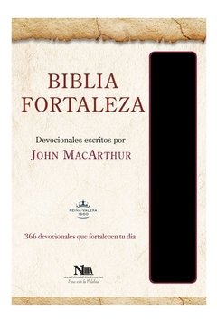 Biblia Fortaleza Imitación Piel Negro Rvr60