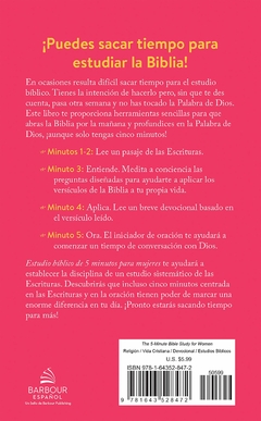 Estudio Biblico De 5 Minutos Para Mujeres Libro - comprar online