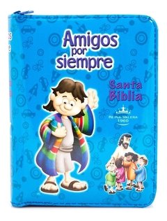 Biblia Amigos Por Siempre Forrada Azul en internet