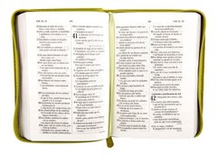 Biblia Manual Troquelada Verde.