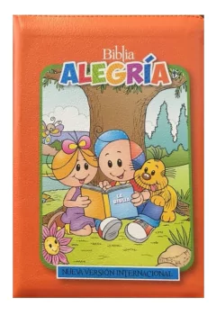 Biblia Alegría Para Niñas Nvi Naranja