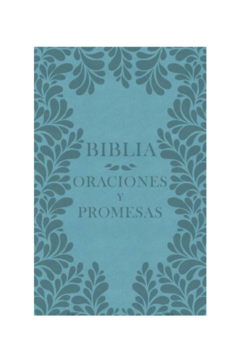 Biblia Oraciones Y Promesas/NVI/Azul Marino/Simil Piel/Mujer