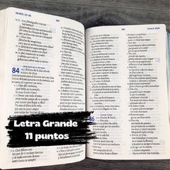 Biblia TLA 066LG Azul Oscuro Azul Claro - comprar online