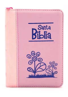 Santa Biblia Bicolor Lila-salmón. en internet
