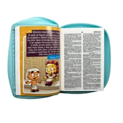 Biblia Mi Gran Viaje RVR60 Turquesa Cierre Biblia para Niños - comprar online