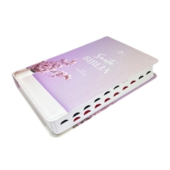 Biblia Reina Valera 1960 con Indice Coleccion Supreme Lila - tienda online
