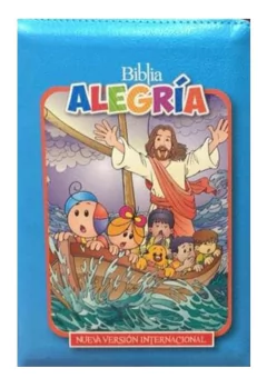Biblia Alegría Para Niños Nvi Azul Claro