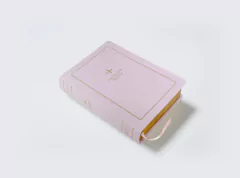 Biblia Catolica Para Regalos Y Ceremonias Piel Elaborada Rosa - comprar online