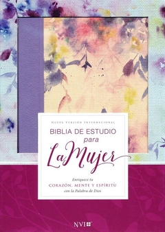 Biblia de Estudio para la Mujer NVI Leathersoft Tela-Lila - comprar online