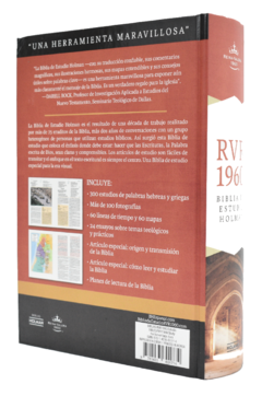 Biblia De Estudio/holman/rvr1960/multicolor/tapa Dura - comprar online