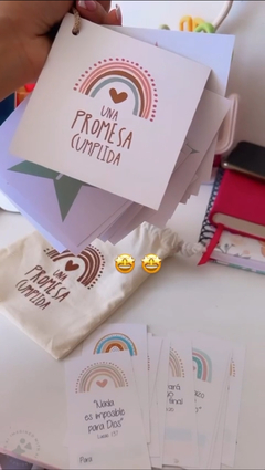 Una promesa cumplida, bolsita de promesas