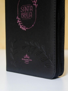 Biblia RVR 1960 Color Negro Canto Dorado Indice en internet