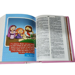 Biblia Mi Gran Viaje RVR60 Tapa Dura Azul Niños - comprar online